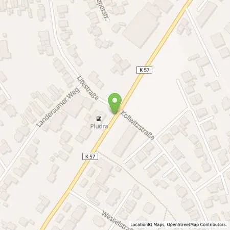 Standortübersicht der Tankstelle Pludra Tankstelle in 48432 Rheine