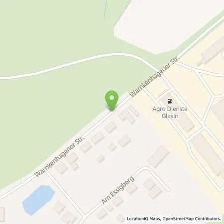 Standortübersicht der Tankstelle Agro Dienste Tankstelle in 23992 Glasin