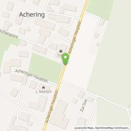 Standortübersicht der Tankstelle TOTAL Station in 85354 Freising (Achering)