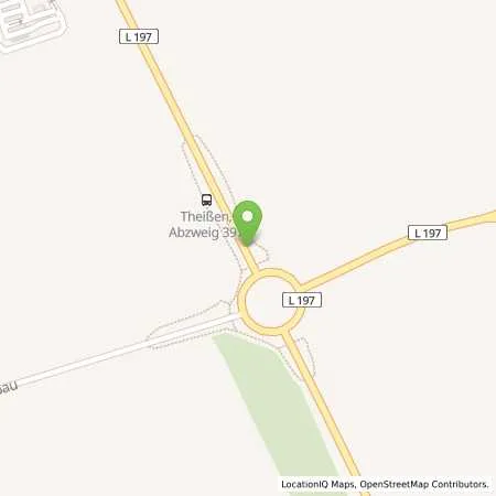 Standortübersicht der Tankstelle Globusmarkt -Tankstelle in 06727 Theißen