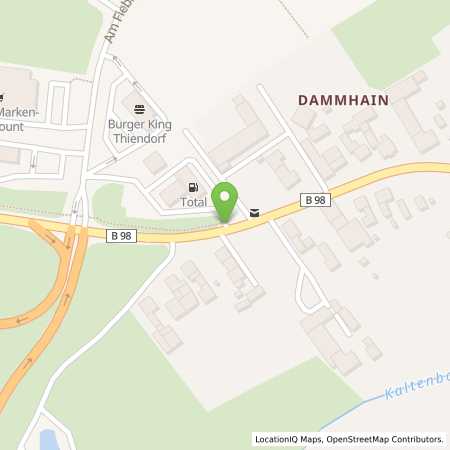 Autogas Tankstellen Details TOTAL Station in 01561 Thiendorf ansehen