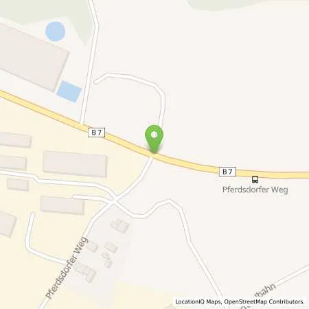 Standortübersicht der Tankstelle Aral Tankstelle E. Schill in 99831 Creuzburg