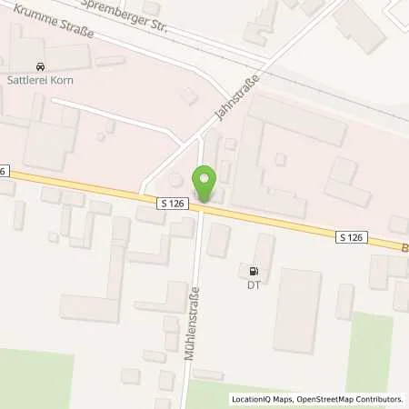 Standortübersicht der Tankstelle Die Tankstelle (JET) in 02943 Weißwasser