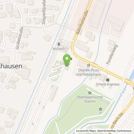 Standortübersicht der Tankstelle Georg Reitberger Mineralöle Aichach in 86651 Aichach