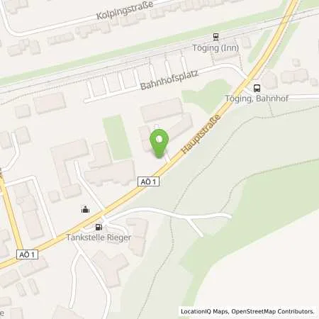 Standortübersicht der Tankstelle Freie Tankstelle Helmut Rieger in 84513 Töging