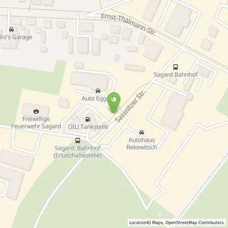 Standortübersicht der Tankstelle OIL! Tankstelle Meyer in 18551 Sagard