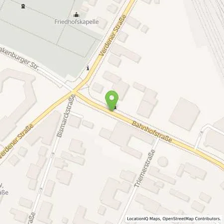 Standortübersicht der Tankstelle Trio GmbH in 31582 Nienburg/Weser