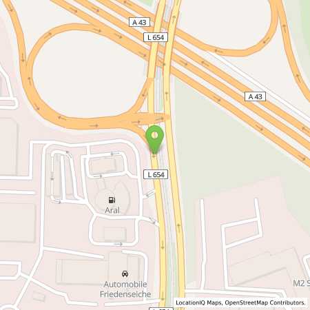 Standortübersicht der Autogas (LPG) Tankstelle: Aral Station in 44805, Bochum-Gerthe