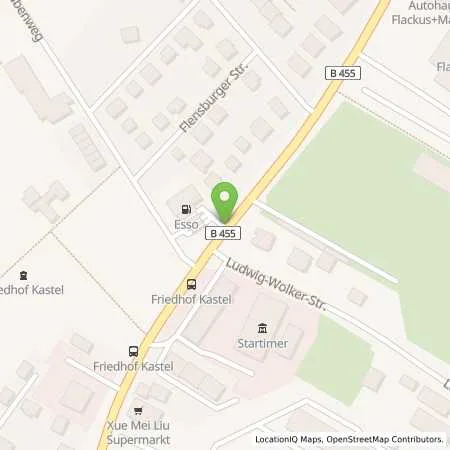 Standortübersicht der Tankstelle Esso-Station Mainz-Kastel, SLW Betriebs GmbH in 55252 Mainz-Kastel