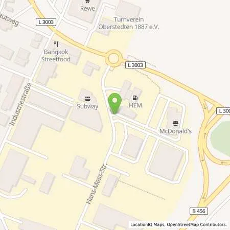 Standortübersicht der Tankstelle HEM Station in 61440 Oberursel