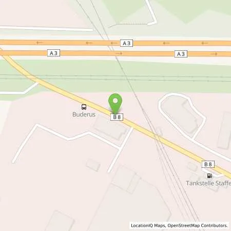 Standortübersicht der Tankstelle Tankstelle Staffel in 65556 Limburg (Staffel)