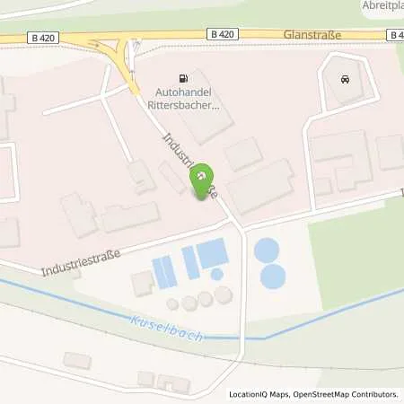 Standortübersicht der Tankstelle Autohandel Rittersbacher in 66869 Kusel