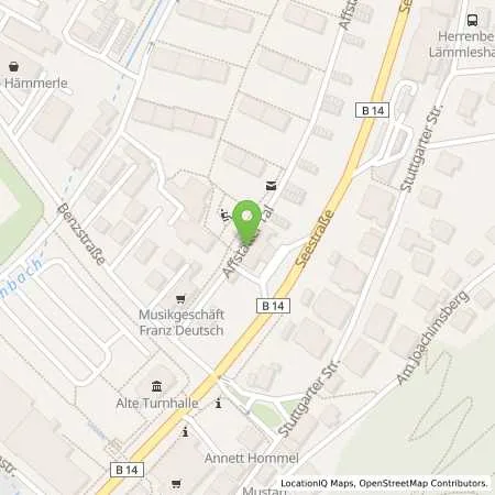 Standortübersicht der Tankstelle AVIA Tankstelle Reinhard Huber in 71083 Herrenberg