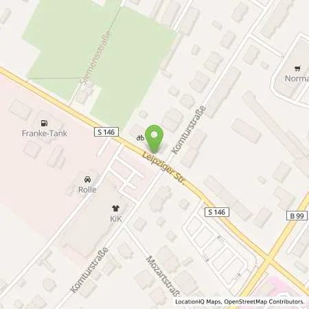 Standortübersicht der Tankstelle Tank Franke in 02763 Zittau