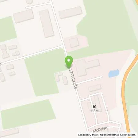 Standortübersicht der Tankstelle HEM-Tankstelle in 03222 Lübbenau (Groß Beuchow)