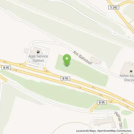 Standortübersicht der Tankstelle Agip Service Station in 04579 Espenhain