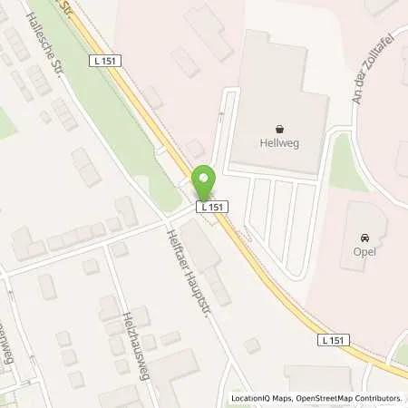 Standortübersicht der Tankstelle BFT Station in 06295 Eisleben