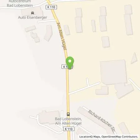 Standortübersicht der Tankstelle AVIA Tankstelle in 07356 Bad Lobenstein