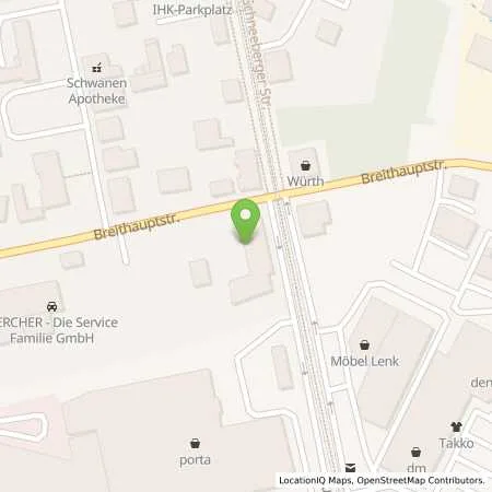 Standortübersicht der Tankstelle Globus Zwickau in 08056 Zwickau