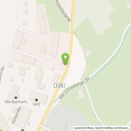 Standortübersicht der Tankstelle ARAL Tankstelle in 08309 Eibenstock