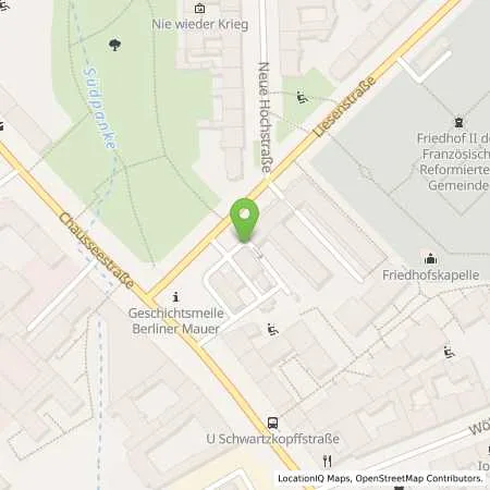 Standortübersicht der Tankstelle Total Station in 10115 Berlin (Mitte)