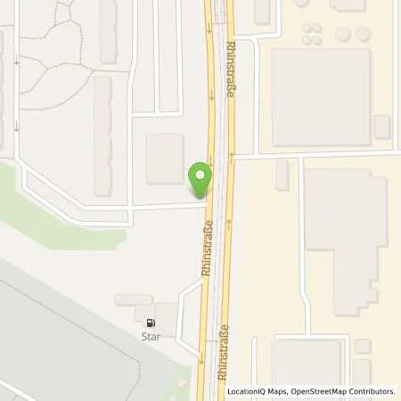 Standortübersicht der Tankstelle STAR Tankstelle in 10315 Berlin (Lichtenberg)