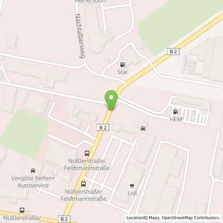 Standortübersicht der Tankstelle HEM-Tankstelle in 13088 Berlin (Weißensee)