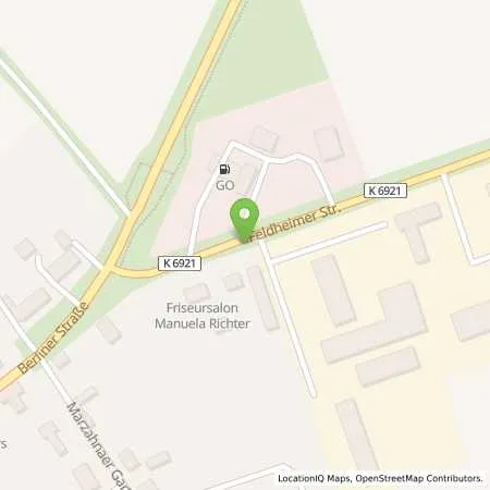 Standortübersicht der Tankstelle GO Tankstelle in 14929 Treuenbrietzen (Marzahna)