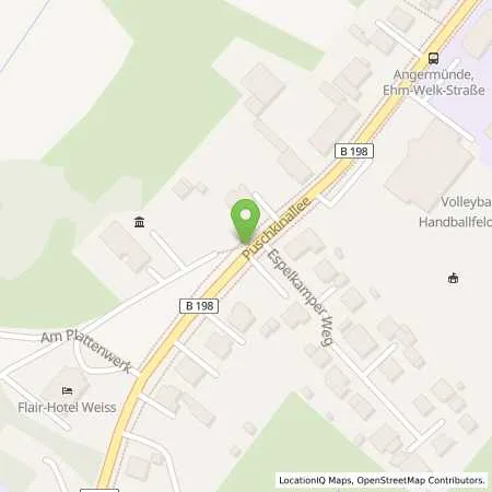 Standortübersicht der Tankstelle ESSO-Station in 16278 Angermünde