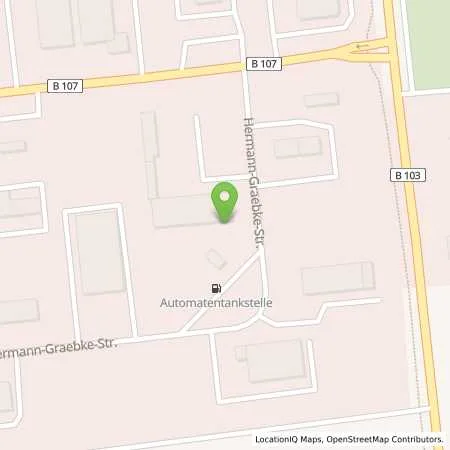 Standortübersicht der Tankstelle Automatentankstelle in 16928 Pritzwalk