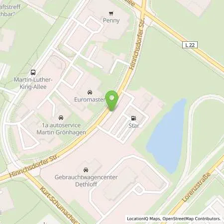 Standortübersicht der Tankstelle Star Tankstelle Rostock in 18146 Rostock