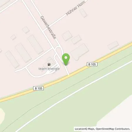 Standortübersicht der Tankstelle Team Autohof Neubukow in 18233 Neubukow