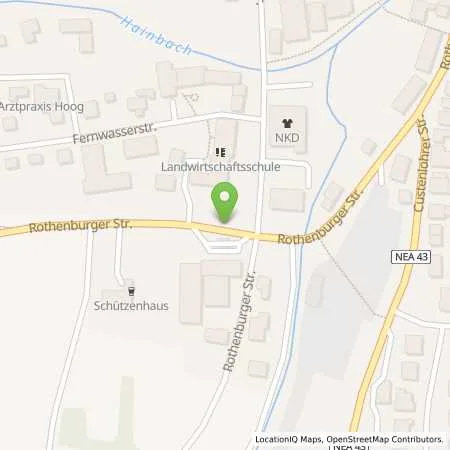 Standortübersicht der Tankstelle Autohaus Fuchs in 97215 Uffenheim