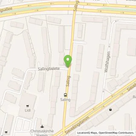 Standortübersicht der Tankstelle Aral Tankstelle in 20535 Hamburg