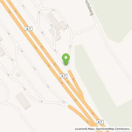 Standortübersicht der Tankstelle BAB-Tankstelle Hüttener Berge Ost (SHELL) in 24791 Alt Duvenstedt