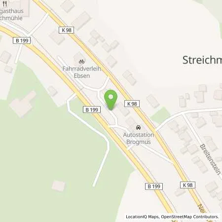 Standortübersicht der Tankstelle HEM Tankstelle in 24989 Streichmühle