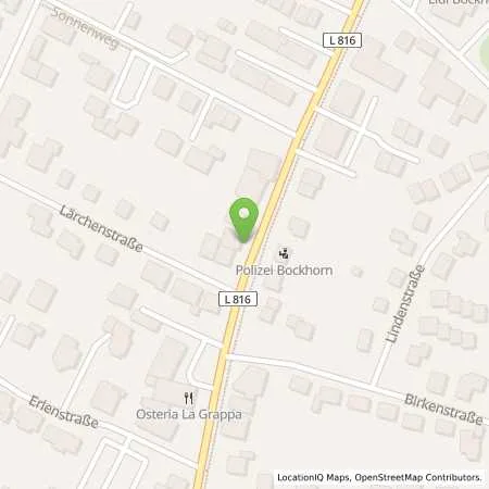 Standortübersicht der Tankstelle FELTA-Tankstelle in 26345 Bockhorn