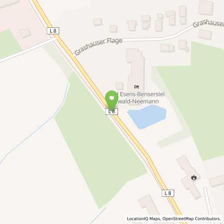 Standortübersicht der Autogas (LPG) Tankstelle: Freie Tankstelle / Autohaus Janssen (LPG) in 26427, Esens