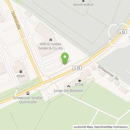 Standortübersicht der Autogas (LPG) Tankstelle: Esso Station Wismar in 23970, Wismar
