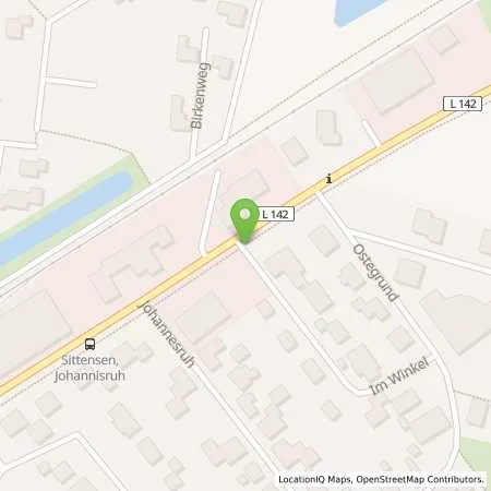 Standortübersicht der Tankstelle Hansa Energie Gohde GmbH in 27419 Sittensen