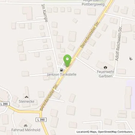 Standortübersicht der Tankstelle Jantzon Tankstellen GmbH / Lederer in 30823 Garbsen