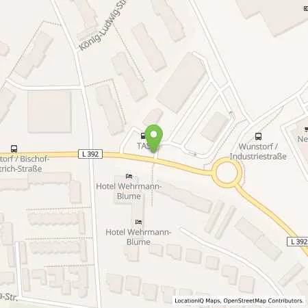 Standortübersicht der Tankstelle Tanktreff in 31515 Wunstorf