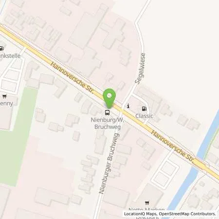 Standortübersicht der Tankstelle Classic Tankstelle in 31582 Nienburg