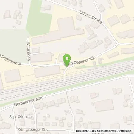 Standortübersicht der Tankstelle Kohlenhof Gohfeld in 32584 Löhne (Gohfeld)