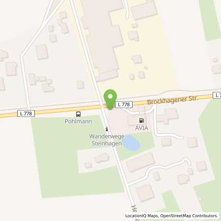 Standortübersicht der Autogas (LPG) Tankstelle: AVIA Servicestation Cengiz Afak in 33803, Steinhagen