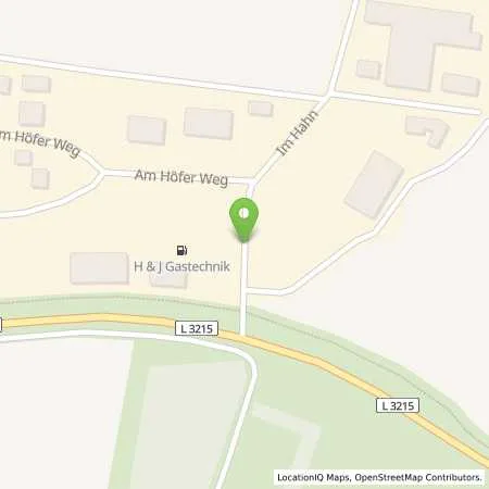 Standortübersicht der Tankstelle H & J Gastechnik in 34270 Schauenburg (Breitenbach)