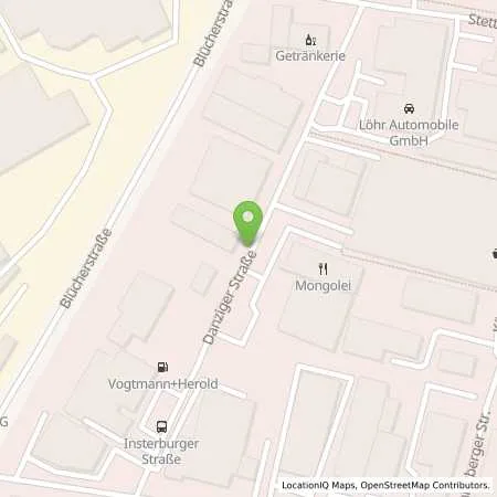 Standortübersicht der Tankstelle Vogtmann & Herold & Co. GmbH in 56564 Neuwied