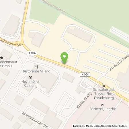 Standortübersicht der Tankstelle OIL Tankstelle Karle in 34613 Schwalmstadt