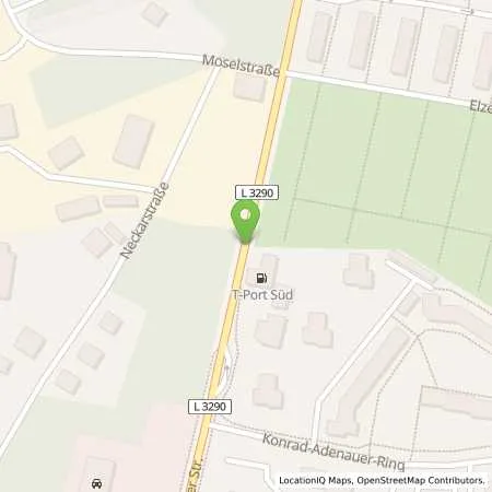 Standortübersicht der Tankstelle T-Port Süd in 35260 Stadtallendorf (Eichenhain)