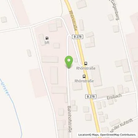 Standortübersicht der Tankstelle bft Tankstelle in 36142 Tann (Rhön)